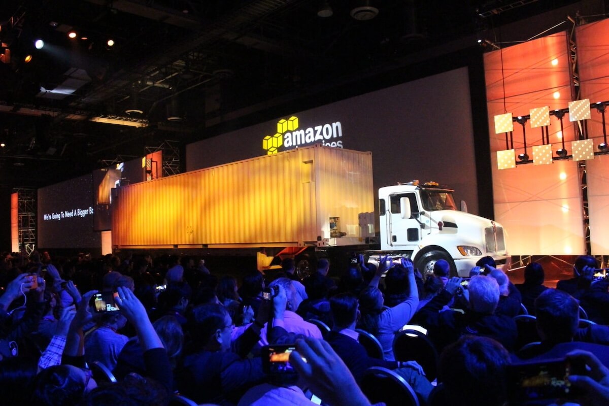 AWS snowmobile AWS snowmobile