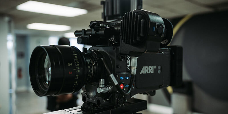 Digital-Imaging-Technician-DIT-ARRI-Alexa Close up of an ARRI Alexa camera