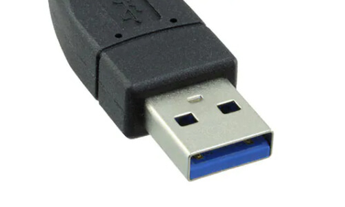 대용량 파일 다운로드_외장 드라이브_USB 3.0 USB 3.0 커넥터 클로즈업