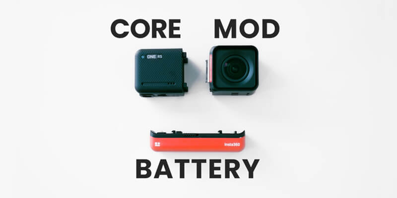 insta360-modular Modular system of the Insta360 ONE RS