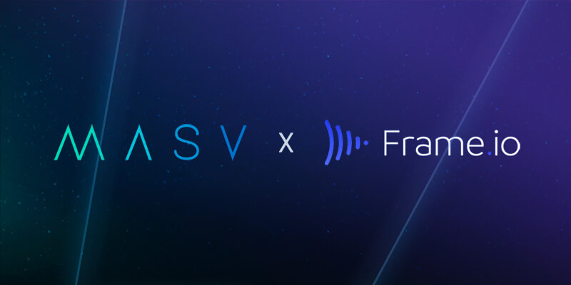 MASV x Frame.io 블로그 이미지 MASV x Frame.io 통합