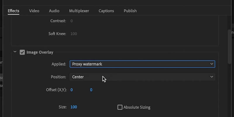 Proxy-editing-watermark création d'un filigrane pour les proxys vidéo