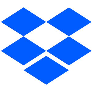 대용량 파일을 위한 안전한 클라우드 스토리지 2 Dropbox 로고