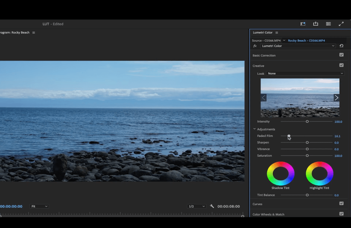 faded-film-lumetri-color-LUT-premiere-pro faded film lumetri color LUT premiere pro