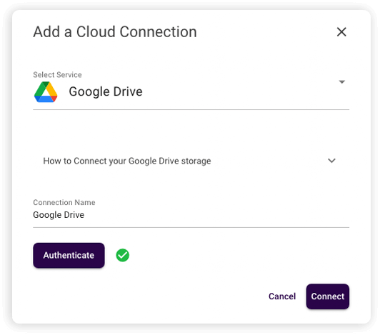 Google 드라이브 클라우드 연결 Google 드라이브에 파일 자동 업로드