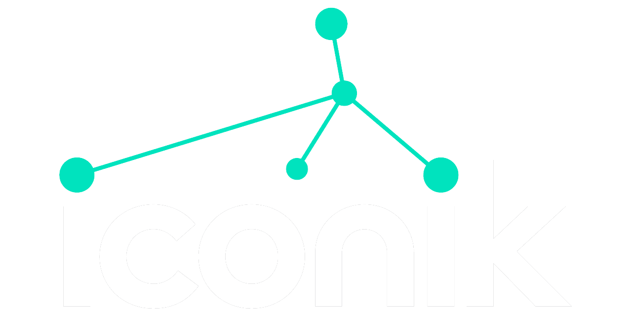 ikonik-logo-weiß iconik-Logo in Weiß