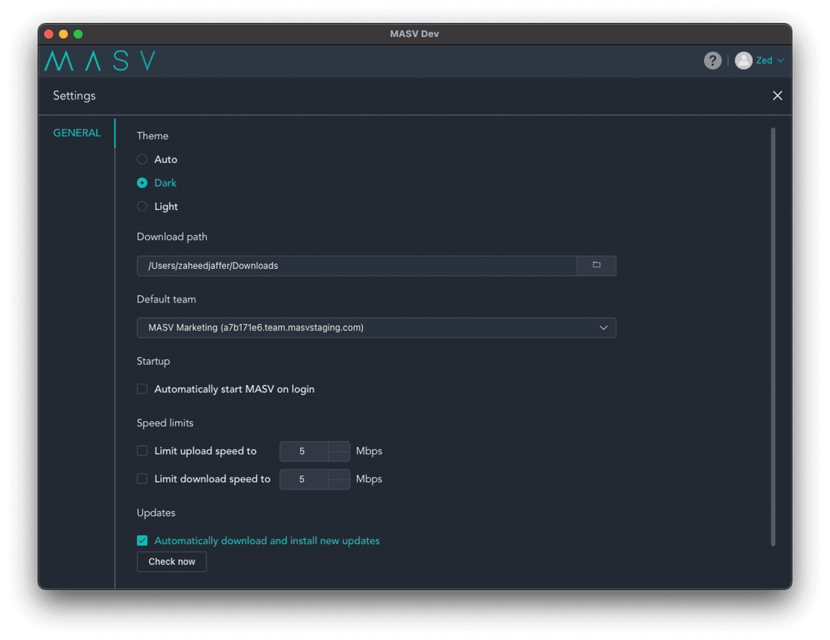 masv-desktop-app-settings-webres MASV app settings