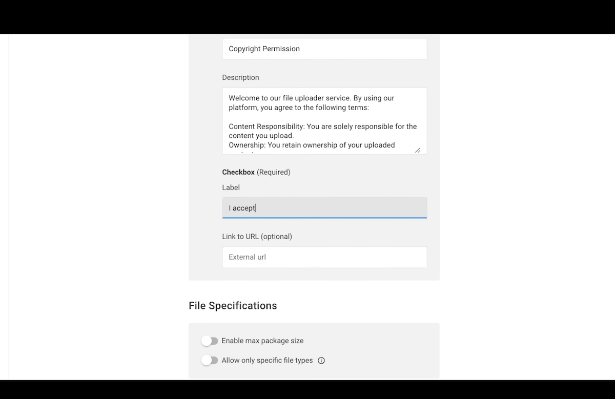 MASV portal terms of service 플레이스홀더 이미지